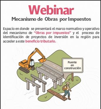 WEBINAR: Mecanismo obras por impuestos
