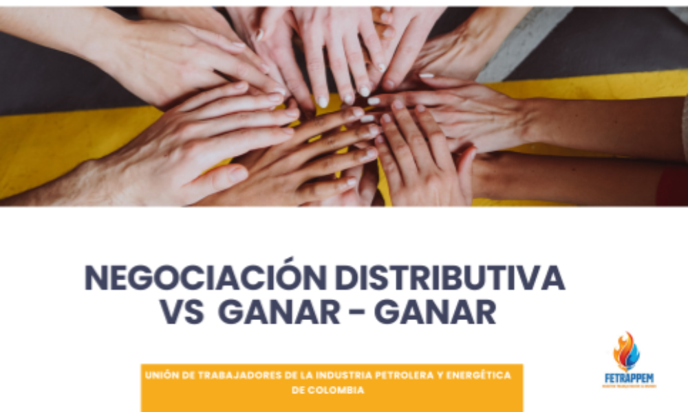 NEGOCIACIÓN DISTRIBUTIVA Vs GANAR-GANAR