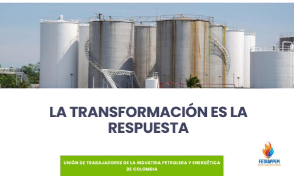 LA TRANSFORMACIÓN ES LA RESPUESTA.